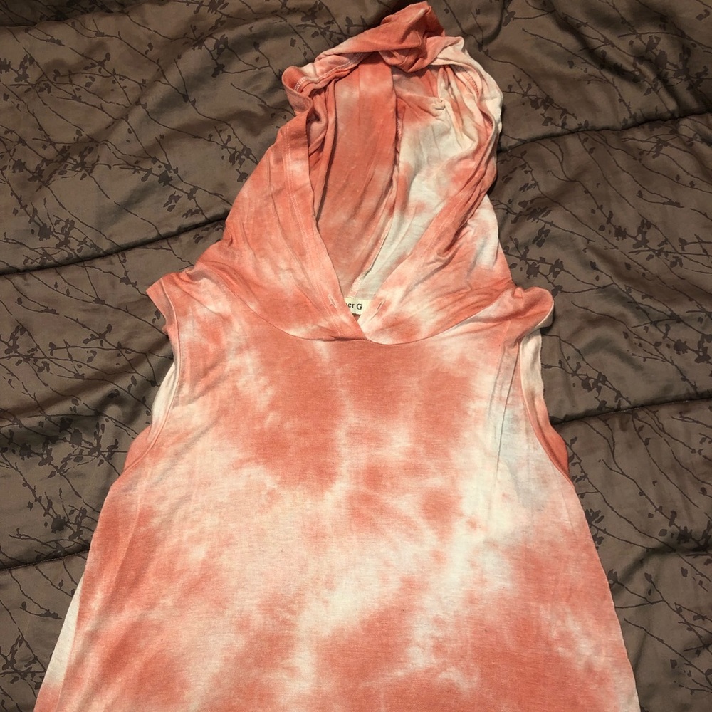 Tank top hoodie